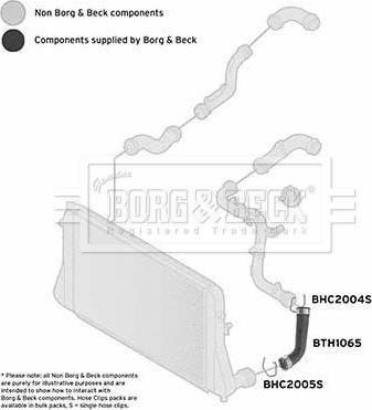 Borg & Beck BTH1065 - Flessibile aria alimentazione autozon.pro