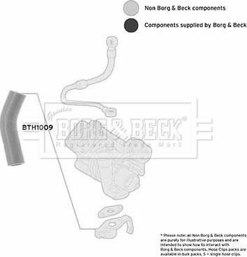 Borg & Beck BTH1009 - Flessibile aria alimentazione autozon.pro