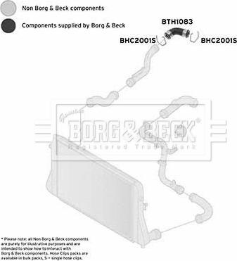 Borg & Beck BTH1083 - Flessibile aria alimentazione autozon.pro