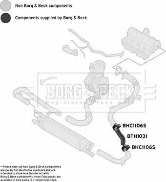 Borg & Beck BTH1031 - Flessibile aria alimentazione autozon.pro