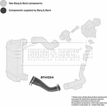 Borg & Beck BTH1024 - Flessibile aria alimentazione autozon.pro