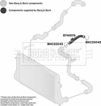 Borg & Beck BTH1076 - Flessibile aria alimentazione autozon.pro