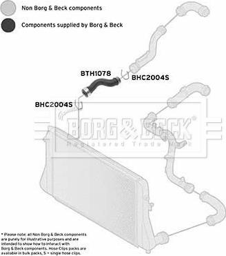 Borg & Beck BTH1078 - Flessibile aria alimentazione autozon.pro