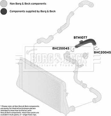 Borg & Beck BTH1077 - Flessibile aria alimentazione autozon.pro