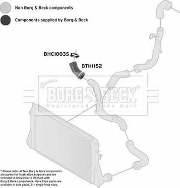 Borg & Beck BTH1152 - Flessibile aria alimentazione autozon.pro