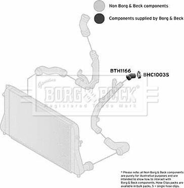 Borg & Beck BTH1166 - Flessibile aria alimentazione autozon.pro