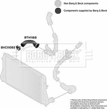 Borg & Beck BTH1168 - Flessibile aria alimentazione autozon.pro