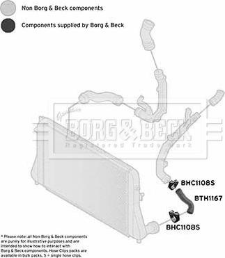 Borg & Beck BTH1167 - Flessibile aria alimentazione autozon.pro