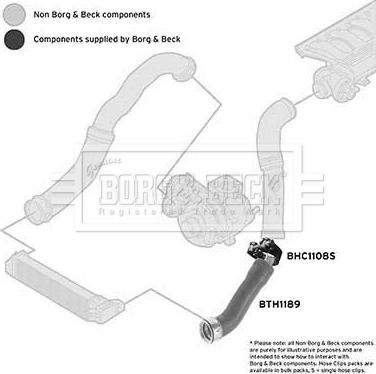 Borg & Beck BTH1189 - Flessibile aria alimentazione autozon.pro