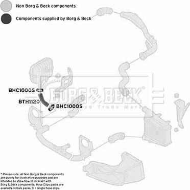 Borg & Beck BTH1120 - Flessibile aria alimentazione autozon.pro