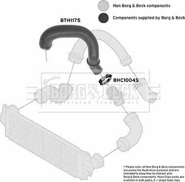 Borg & Beck BTH1175 - Flessibile aria alimentazione autozon.pro