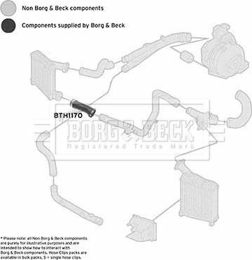 Borg & Beck BTH1170 - Flessibile aria alimentazione autozon.pro