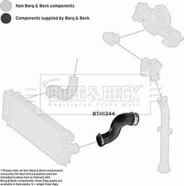 Borg & Beck BTH1344 - Flessibile aria alimentazione autozon.pro