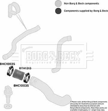 Borg & Beck BTH1313 - Flessibile aria alimentazione autozon.pro