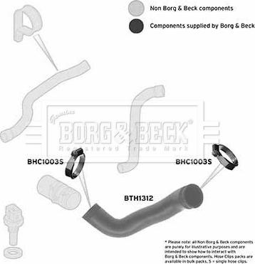 Borg & Beck BTH1312 - Flessibile aria alimentazione autozon.pro