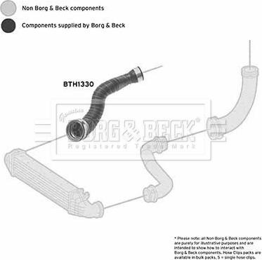 Borg & Beck BTH1330 - Flessibile aria alimentazione autozon.pro