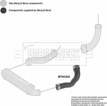 Borg & Beck BTH1331 - Flessibile aria alimentazione autozon.pro