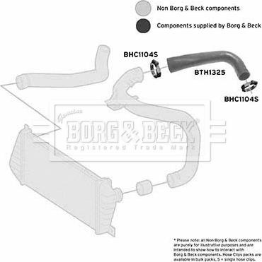 Borg & Beck BTH1325 - Flessibile aria alimentazione autozon.pro