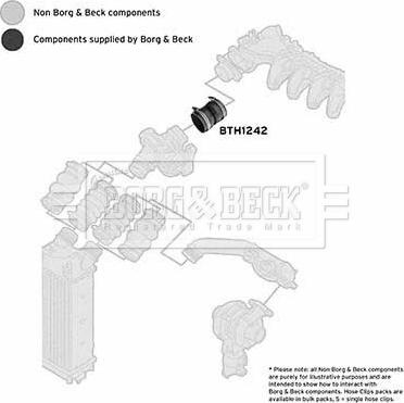 Borg & Beck BTH1242 - Flessibile aria alimentazione autozon.pro