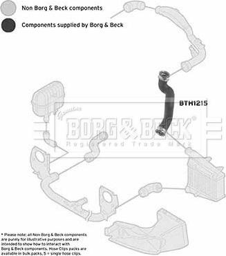 Borg & Beck BTH1215 - Flessibile aria alimentazione autozon.pro