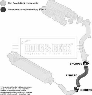 Borg & Beck BTH1220 - Flessibile aria alimentazione autozon.pro