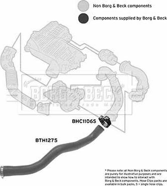 Borg & Beck BTH1275 - Flessibile aria alimentazione autozon.pro