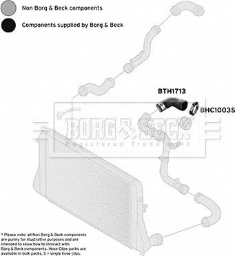 Borg & Beck BTH1713 - Flessibile aria alimentazione autozon.pro