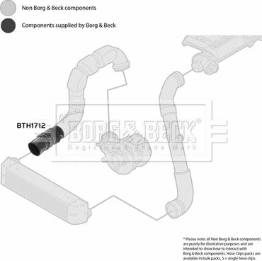 Borg & Beck BTH1712 - Flessibile aria alimentazione autozon.pro