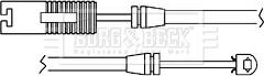 Borg & Beck BWL3085 - Contatto segnalazione, Usura past. freno / mat. d'attrito autozon.pro