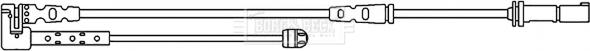 Borg & Beck BWL3143 - Contatto segnalazione, Usura past. freno / mat. d'attrito autozon.pro