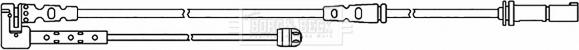 Borg & Beck BWL3142 - Contatto segnalazione, Usura past. freno / mat. d'attrito autozon.pro