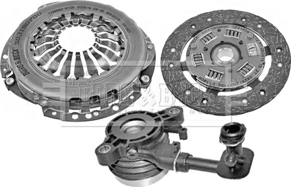 Borg & Beck HKT1196 - Kit frizione autozon.pro