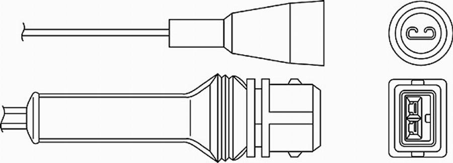 BorgWarner (BERU) 0 824 010 018 - Sonda lambda autozon.pro