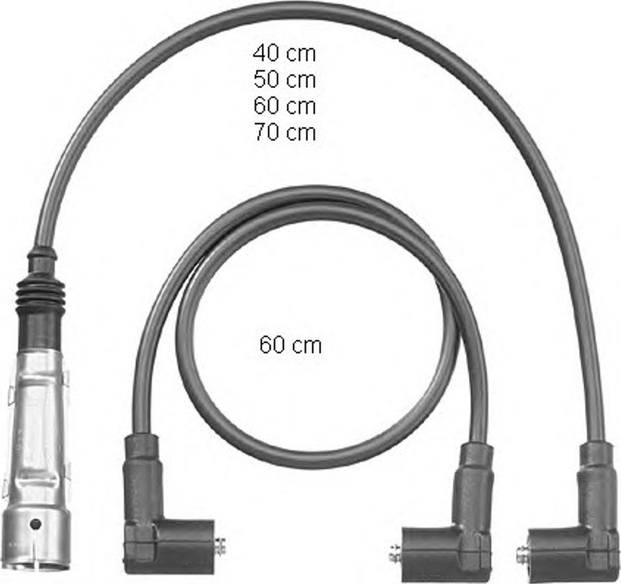 BorgWarner (BERU) 0300890562 - Kit cavi accensione autozon.pro