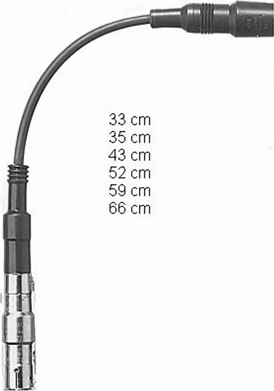 BorgWarner (BERU) 0300890709 - Kit cavi accensione autozon.pro