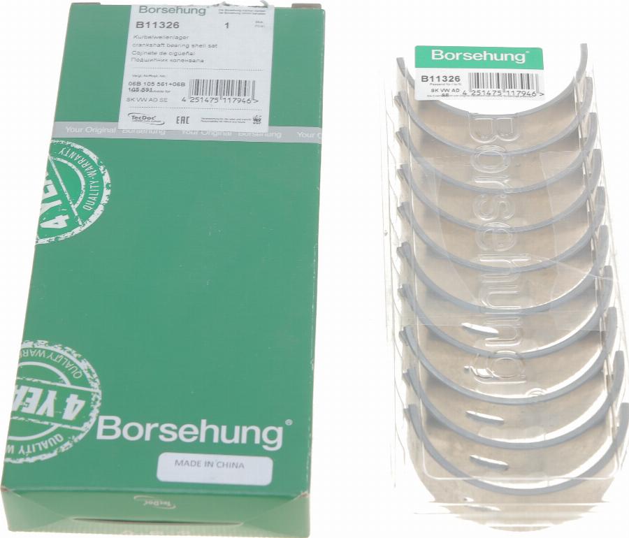 Borsehung B11326 - Cuscinetto albero a gomiti autozon.pro