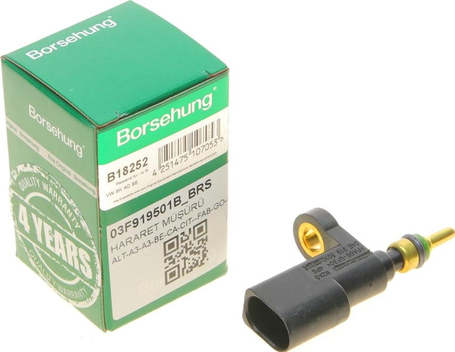 Borsehung B18252 - Sensore, Temperatura refrigerante autozon.pro