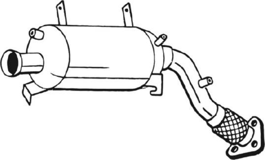 Bosal 095-235 - Filtro antiparticolato / particellare, Impianto gas scarico autozon.pro