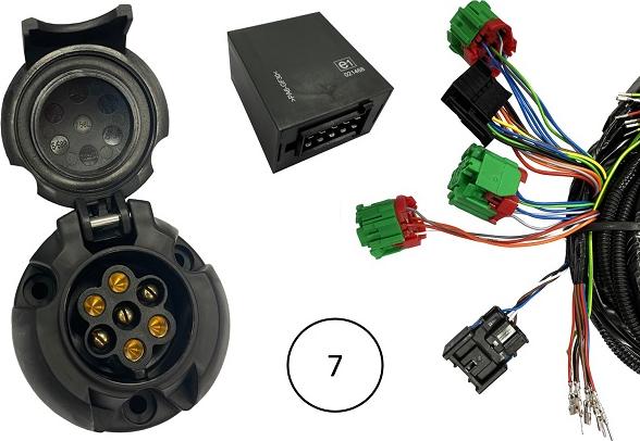 Bosal 044-538 - Kit elettrico, Gancio traino autozon.pro