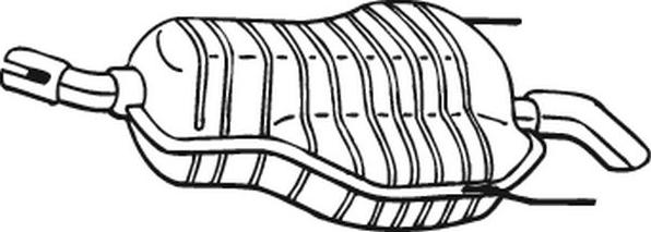 Bosal 185-489 - Silenziatore posteriore autozon.pro