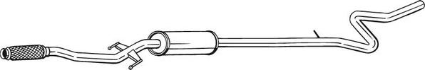 Bosal 292-045 - Silenziatore centrale autozon.pro