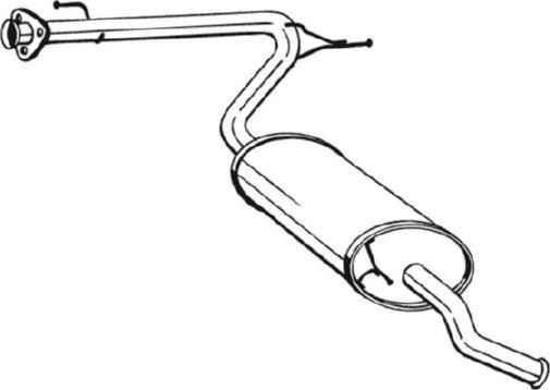 Bosal 281-093 - Silenziatore posteriore autozon.pro