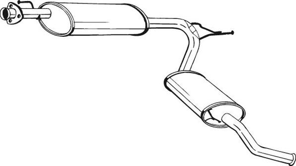 Bosal 283-581 - Silenziatore posteriore autozon.pro