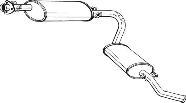 Bosal 283-023 - Silenziatore posteriore autozon.pro