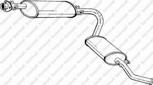 Bosal 283-413 - Silenziatore posteriore autozon.pro