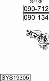 Bosal SYS19305 - Impianto gas scarico autozon.pro