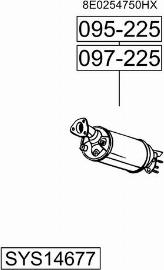 Bosal SYS14677 - Impianto gas scarico autozon.pro