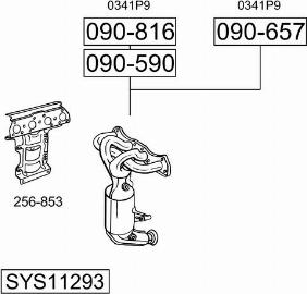 Bosal SYS11293 - Impianto gas scarico autozon.pro