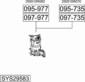 Bosal SYS29583 - Impianto gas scarico autozon.pro