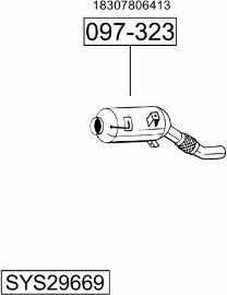 Bosal SYS29669 - Impianto gas scarico autozon.pro